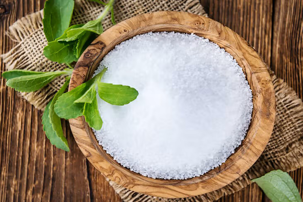 M&eacute;lange de st&eacute;via &eacute;rythritol